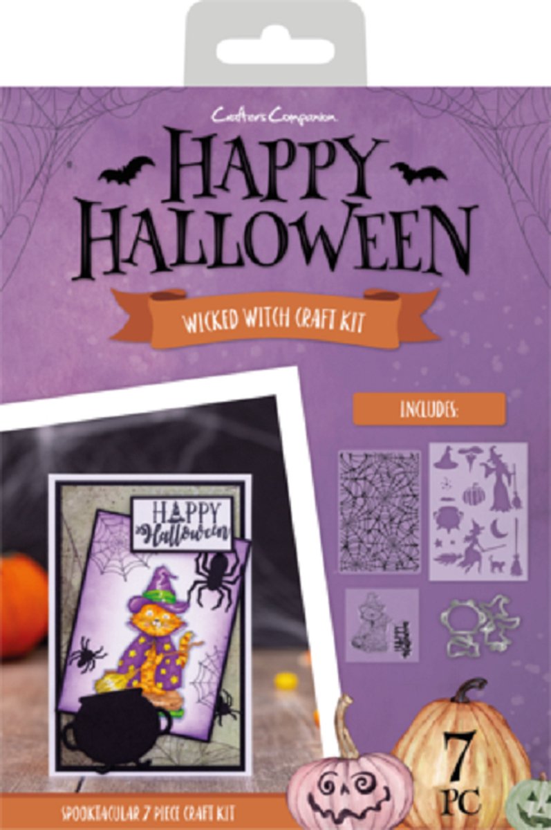 Crafters Companion - Happy Halloween Craft Kit Wicked Witch (HAH-WIW-KIT)